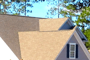 new roof installed on a house